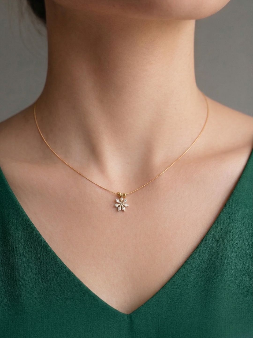 Anouk Brass Gold-Plated Choker Necklace