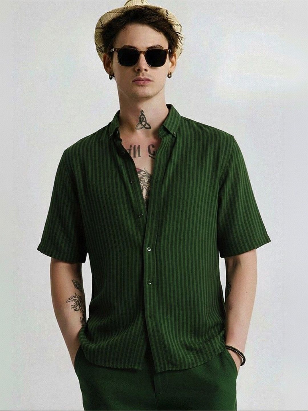 SZN Men Classic Printed Casual Shirt