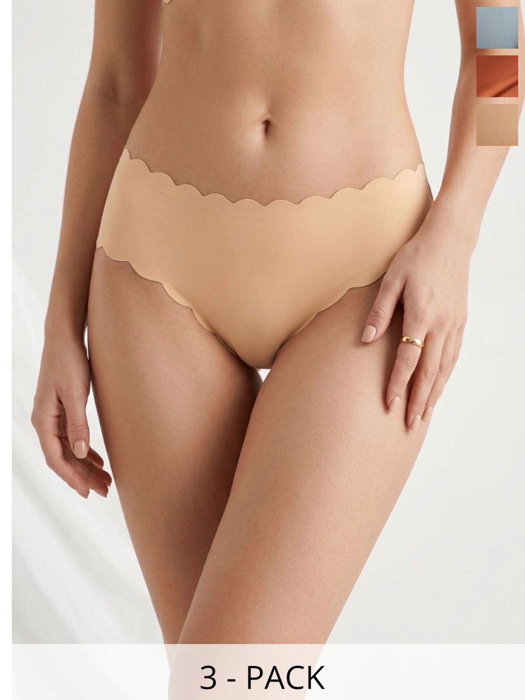 Lugo Women Pack of 3 Seamless Bikini