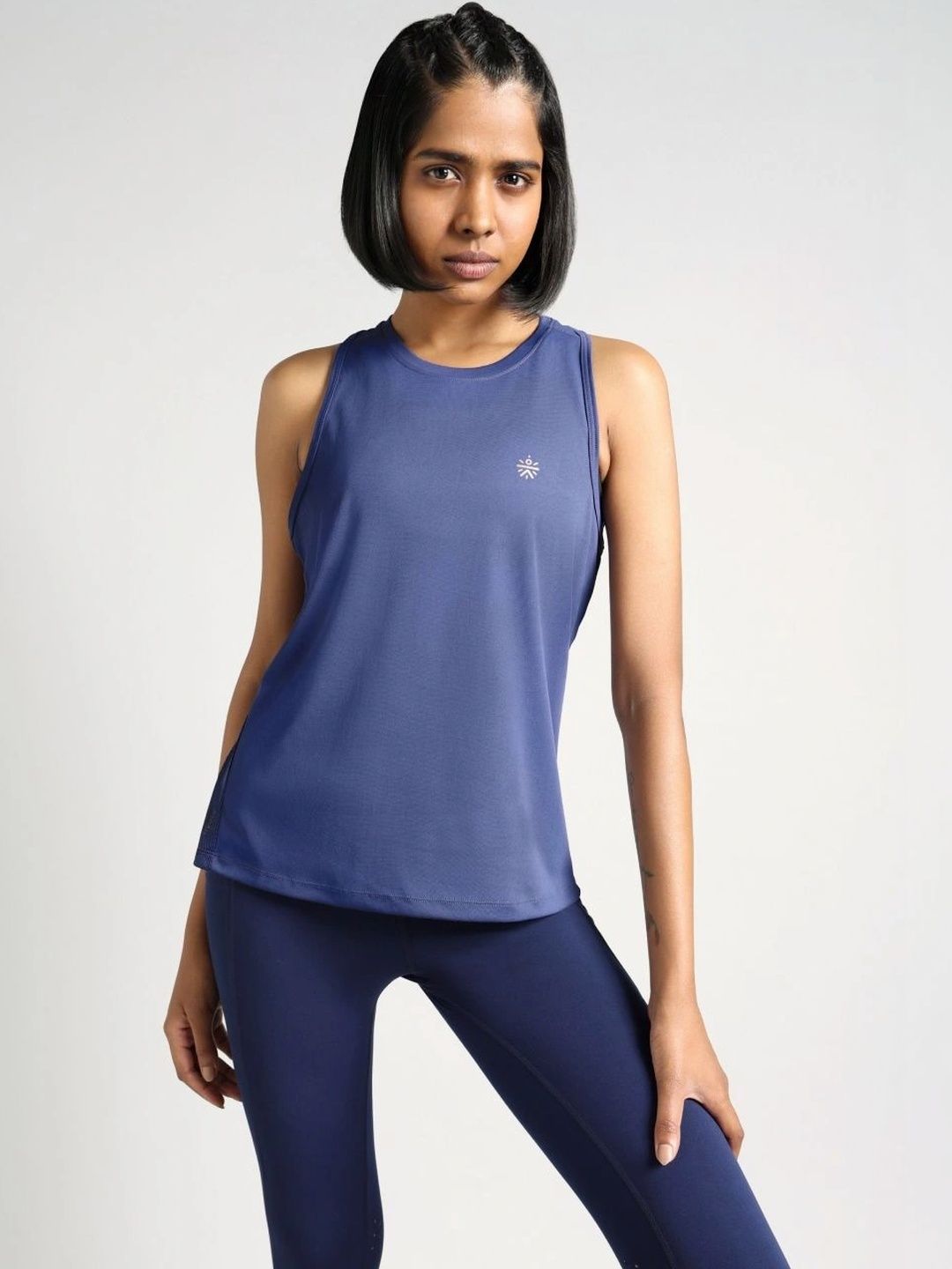 CULT Women's Blue Urban Camo Running Tank Top