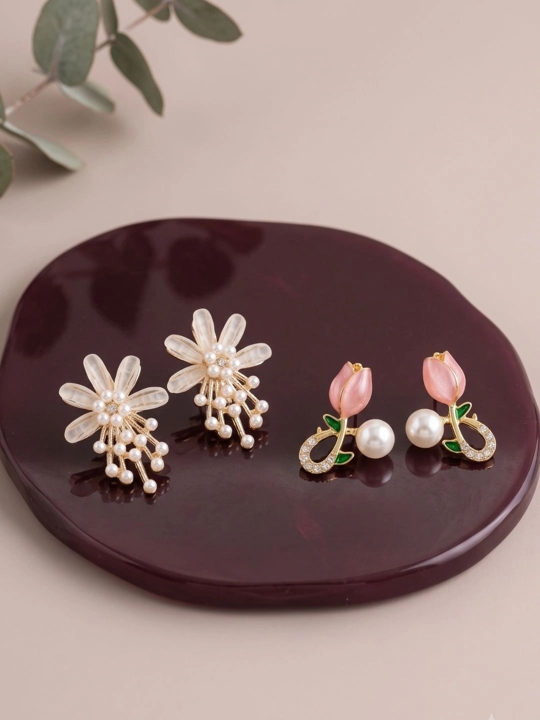 Buy Brandsoon Floral Studs Earrings -  - Accessories for Women