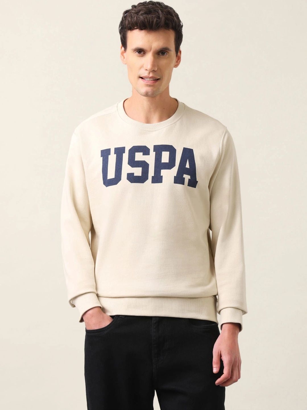U.S. Polo Assn. Denim Co. Printed Cotton Sweatshirt