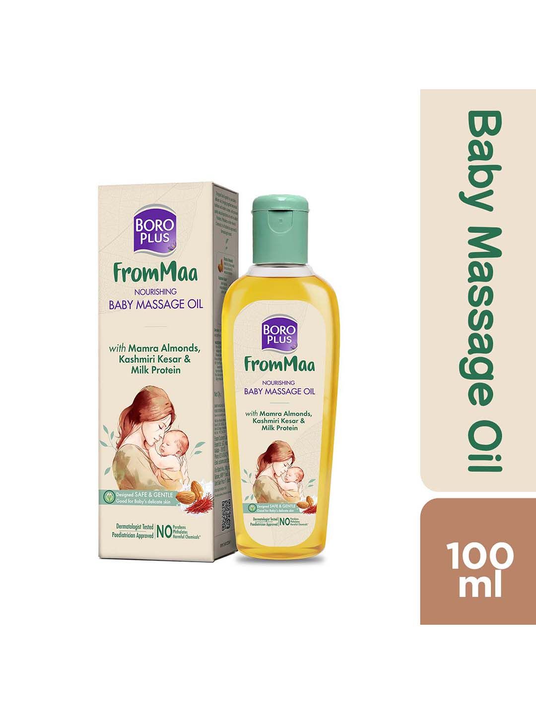 Buy BOROPLUS FromMaa Nourishing Baby Massage Oil With Almonds & Kesar   100 Ml -  - Personal Care for Unisex Kids