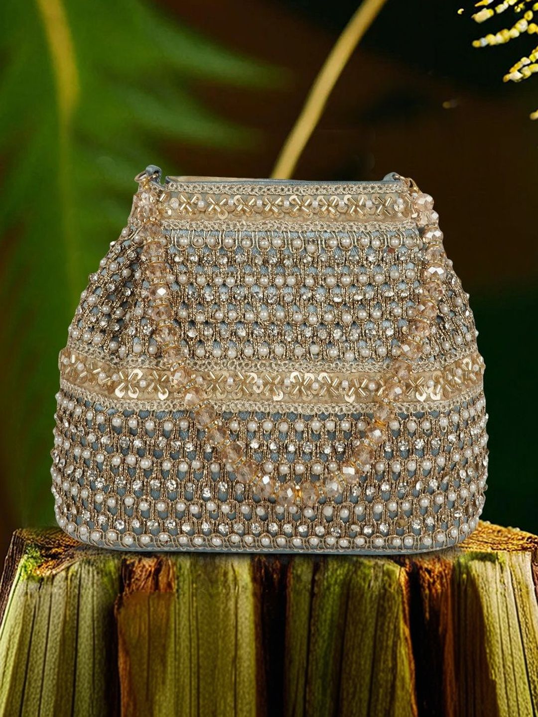 Anouk Embellished Potli Clutch