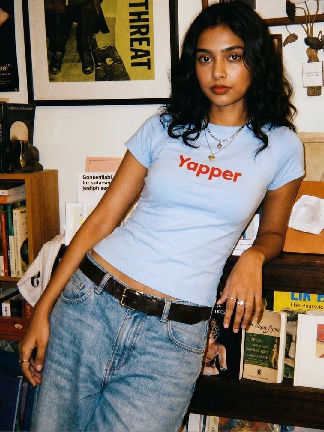 Uptownie Yapper Cotton Lycra T-Shirt