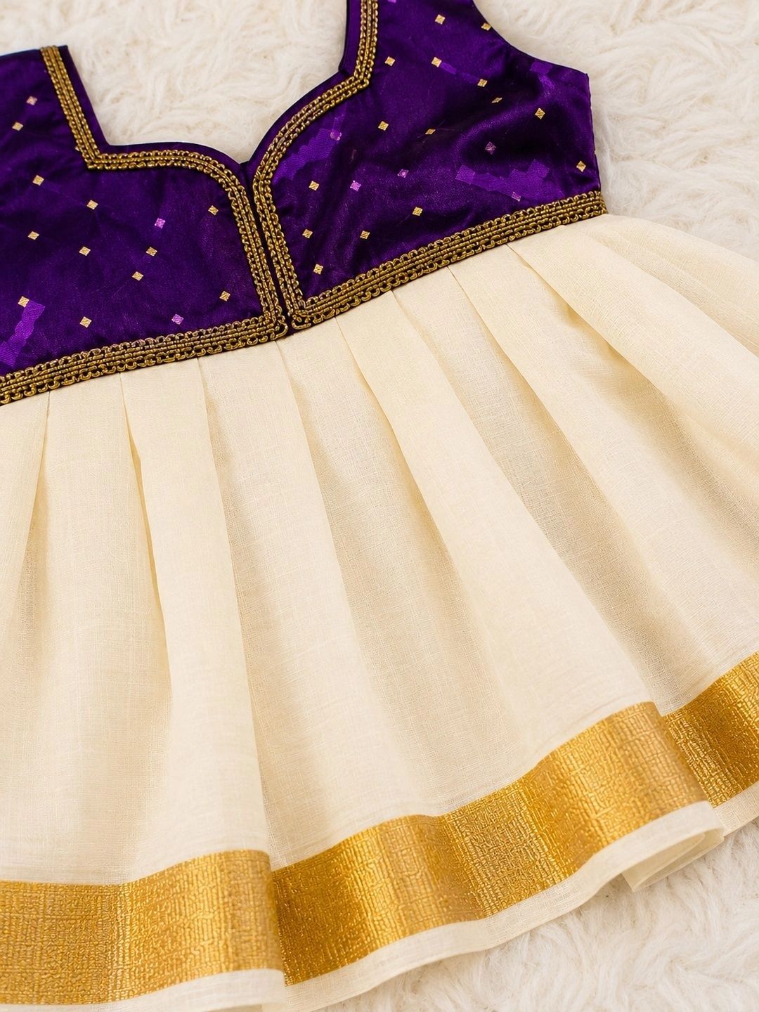 Infant Girls Printed Shoulder Straps A-Line Ethnic Dresses 2