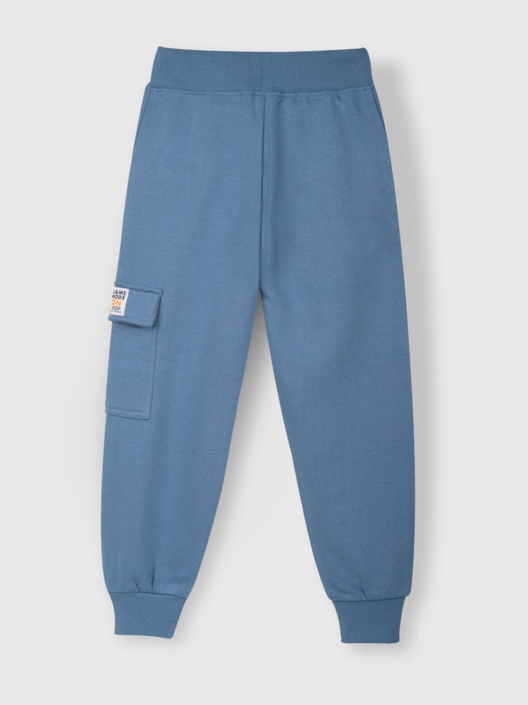 Kids Unisex Mid-Rise Cargo Joggers 4