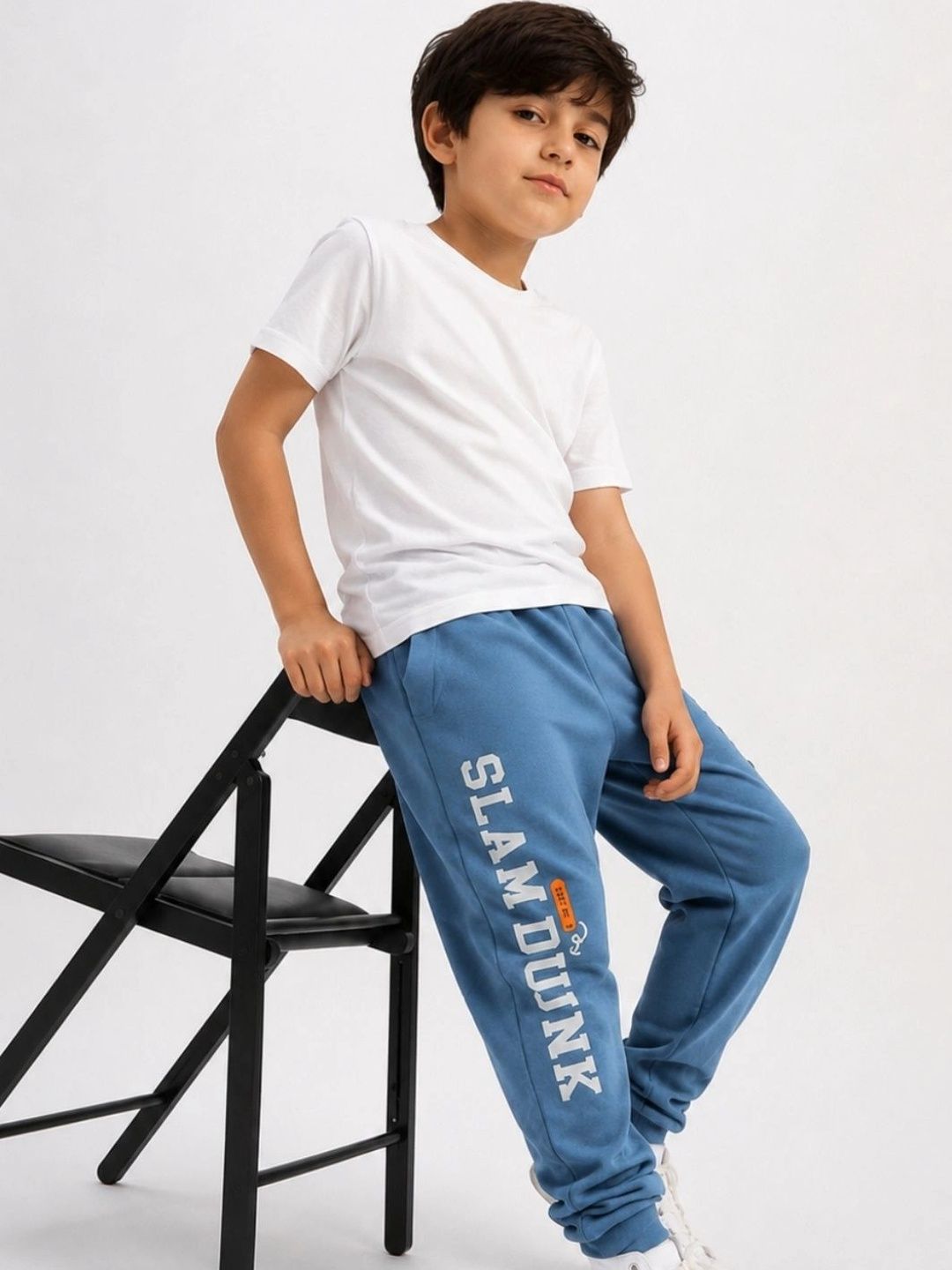 Kids Unisex Mid-Rise Cargo Joggers