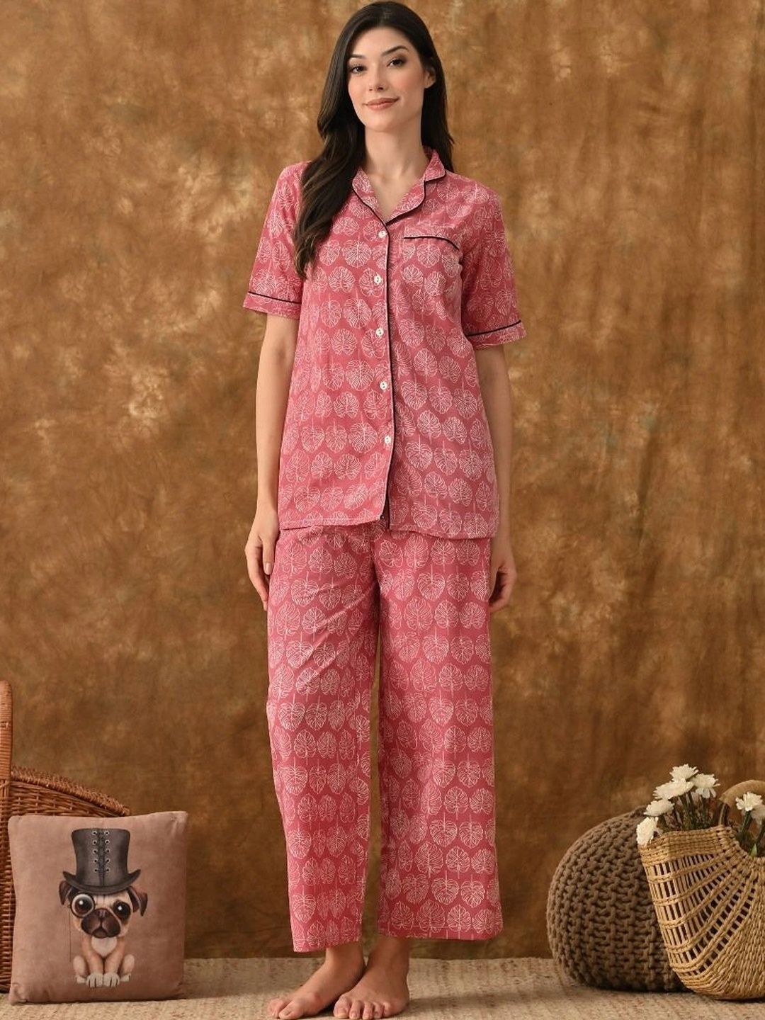 Saanvi Collection Women Printed Night suit