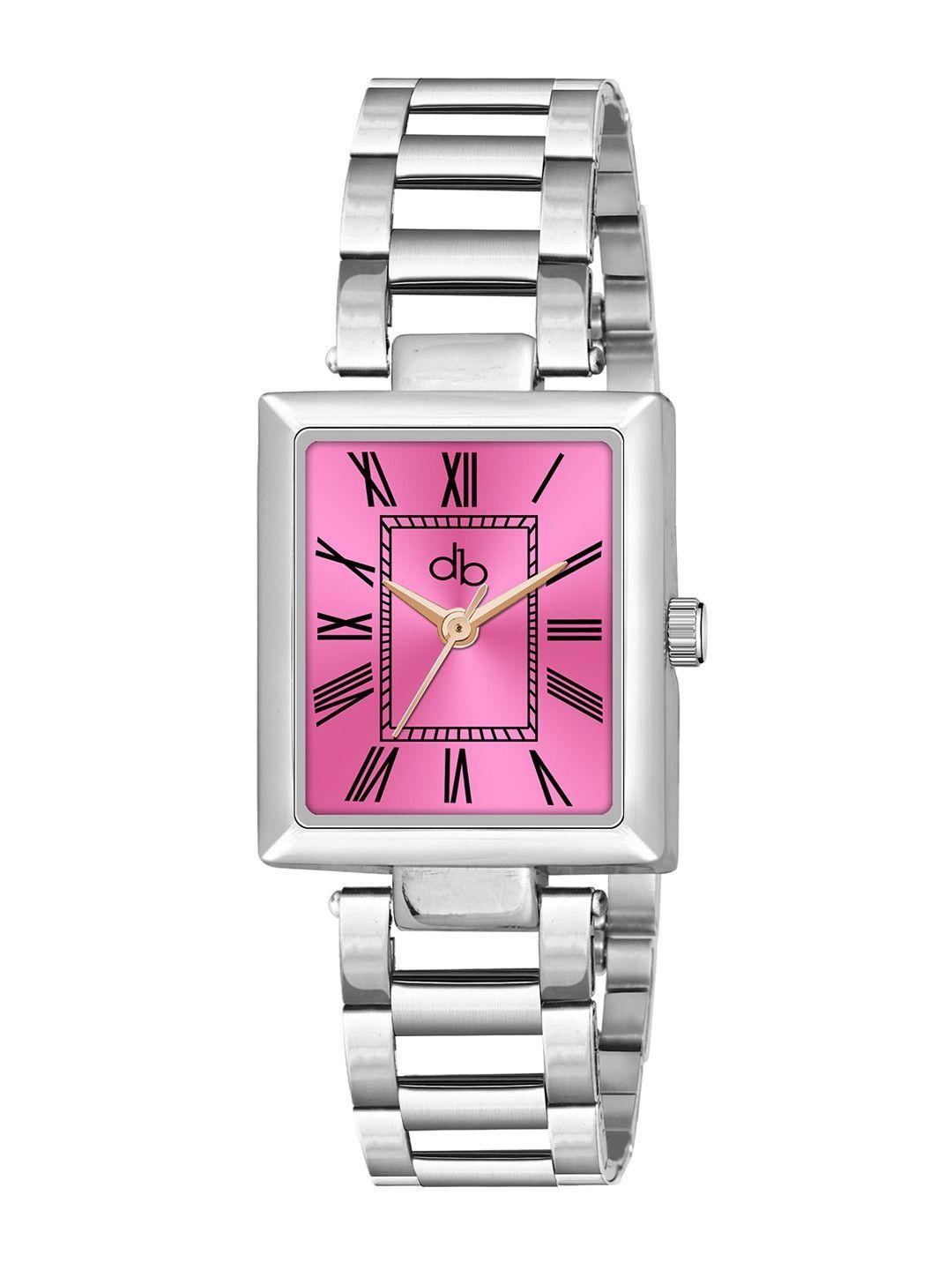 DressBerry Women Dial & Stainless Steel Straps Analogue Watch 0031 Roman Designer