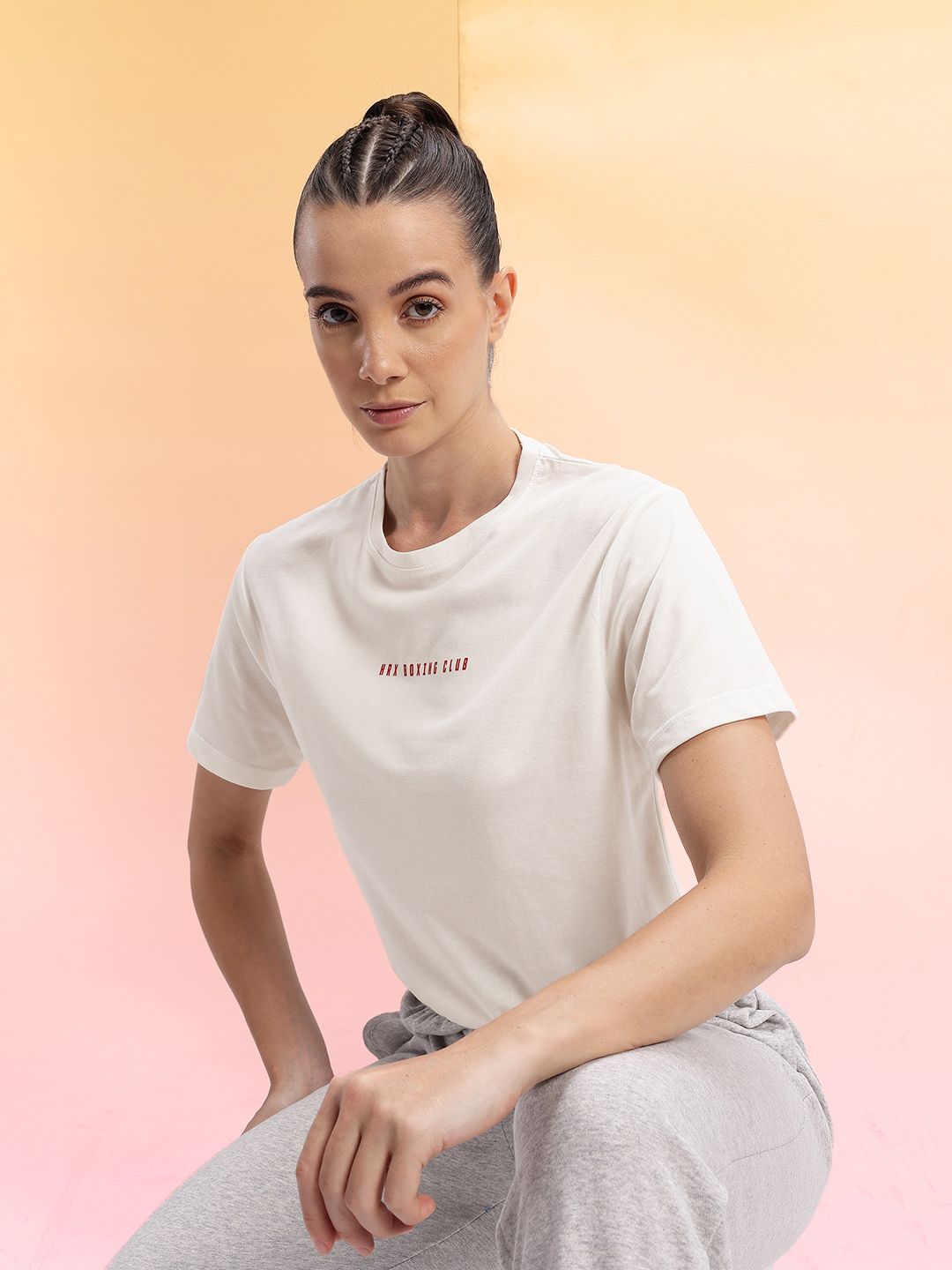 HRX by Hrithik Roshan Women Lifestyle Crop T-shirt
