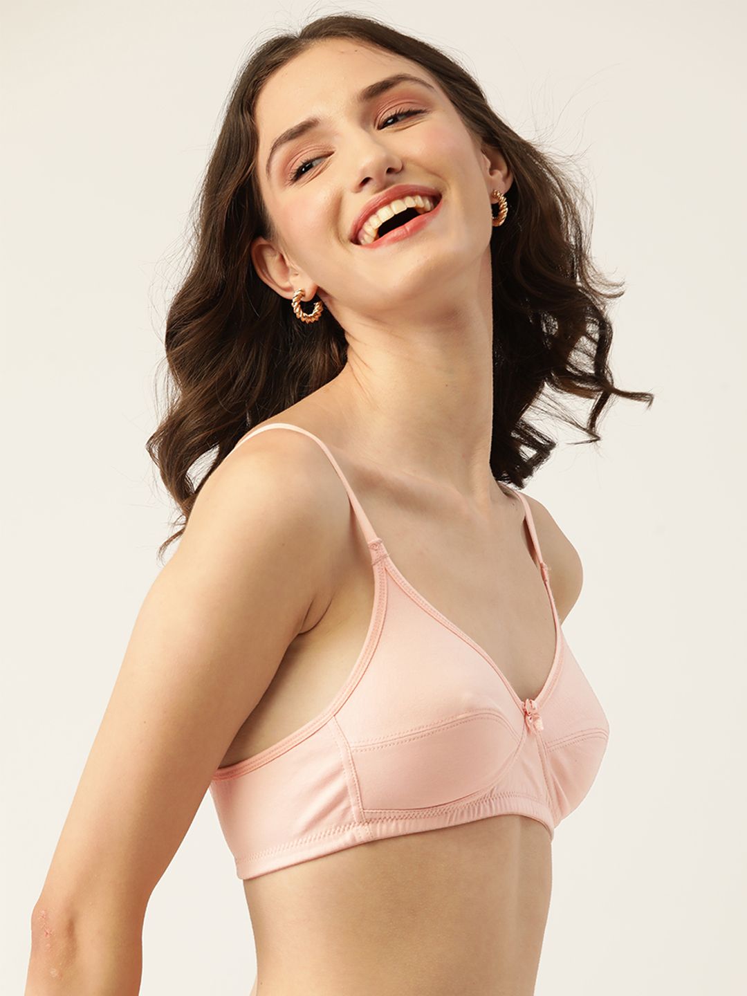 DressBerry Women Pink Solid Everyday Bra