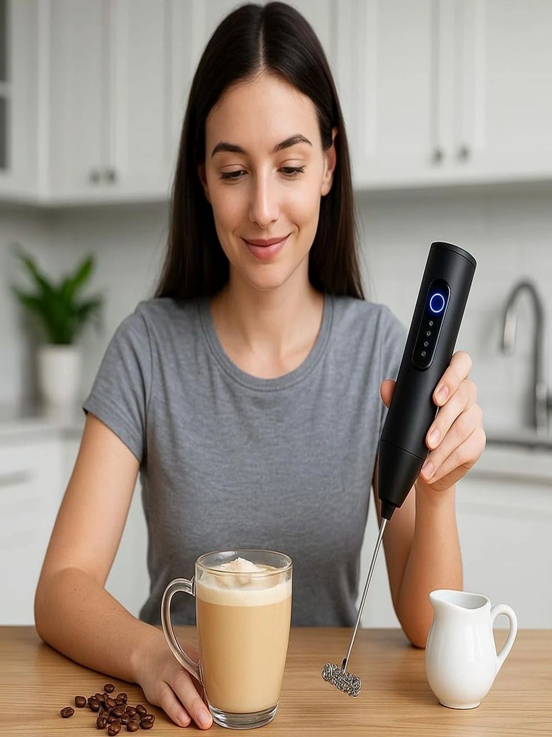 FINARO USB Rechargeable Beater