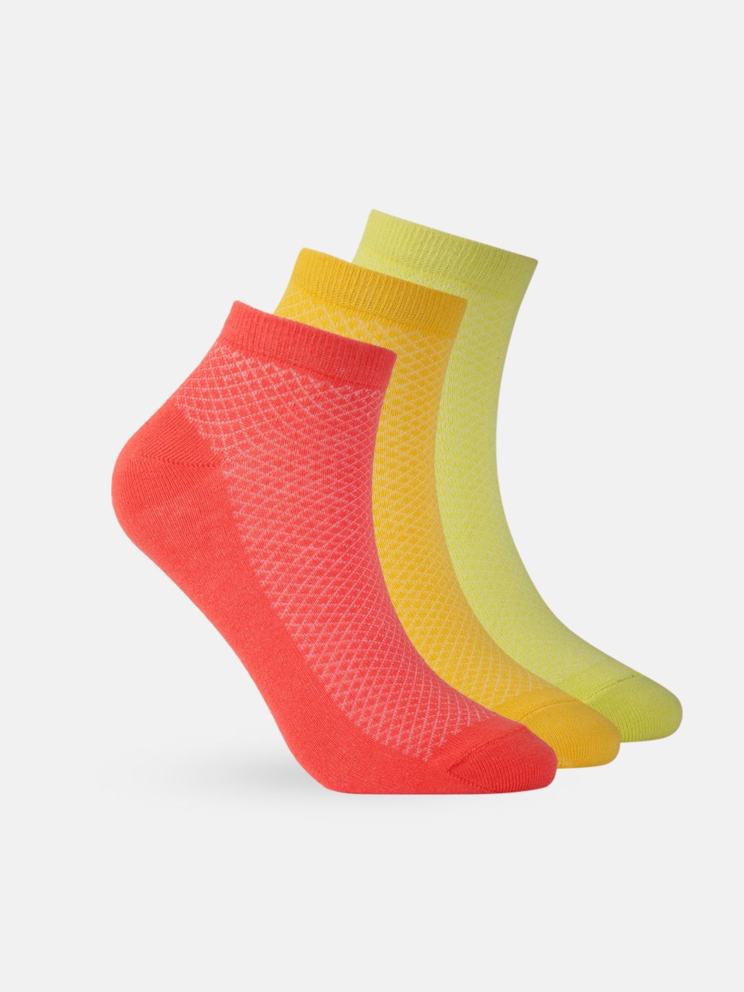 Buy DressBerry Women Pack Of 3 Solid Ankle Length Socks -  - Accessories for Women
