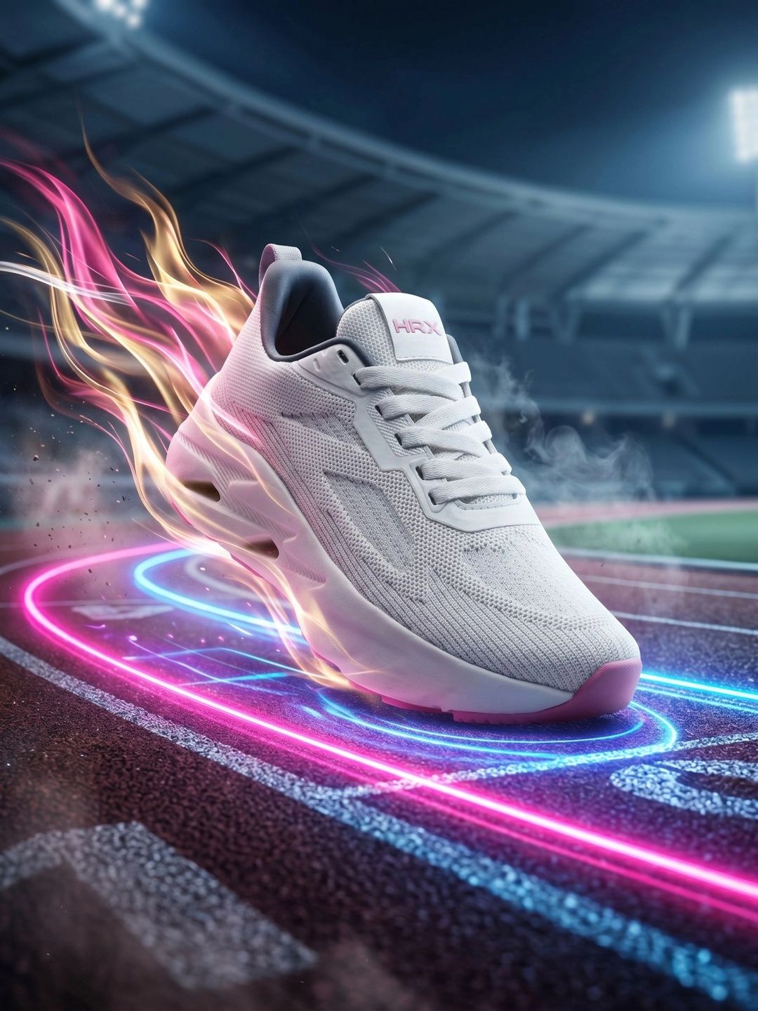 Buy HRX By Hrithik Roshan Women Mesh Running Non Marking Shoes -  - Footwear for Women