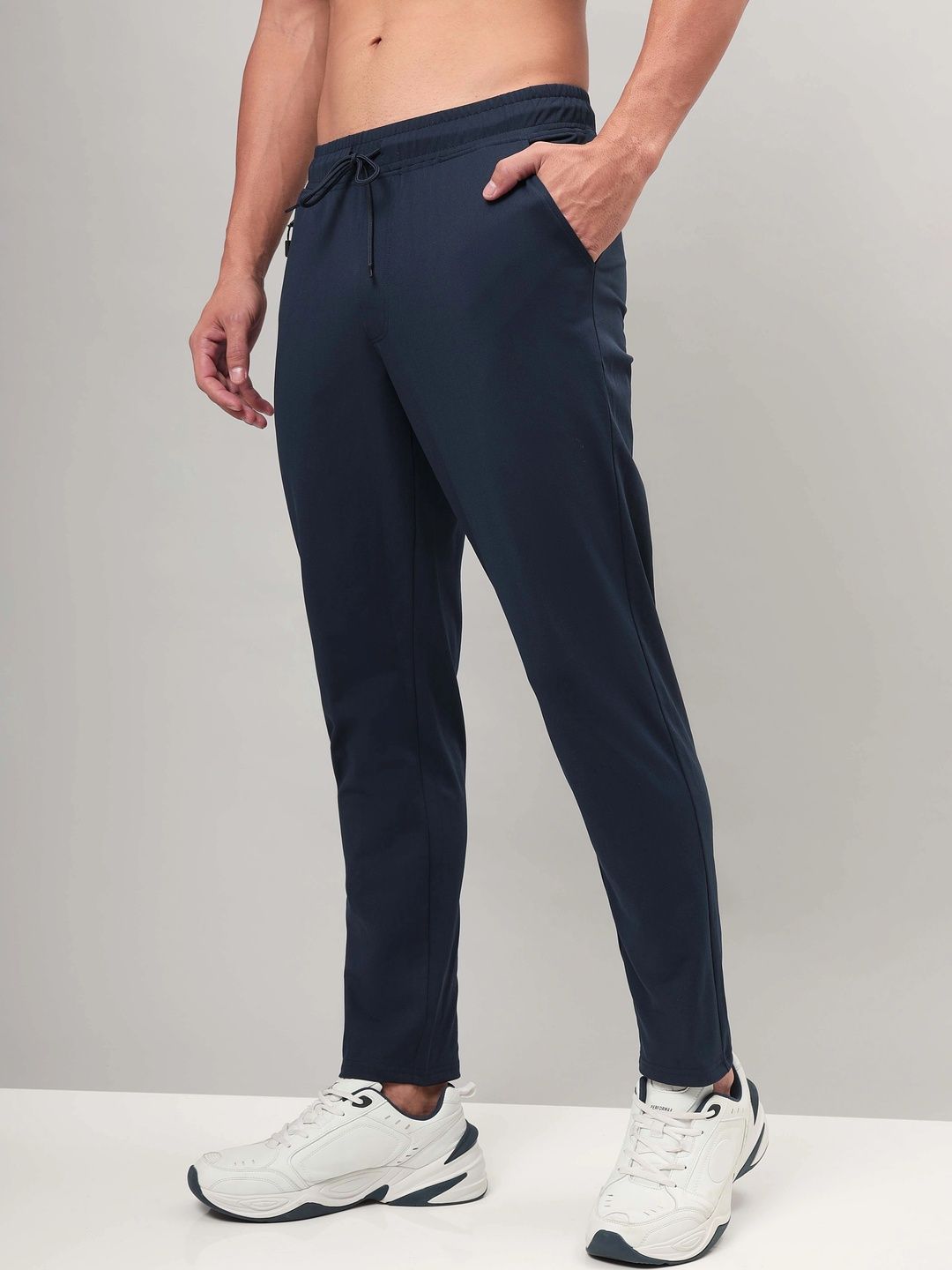 Technosport Men Active Slim Fit Track Pants with Rapid Dry Technology