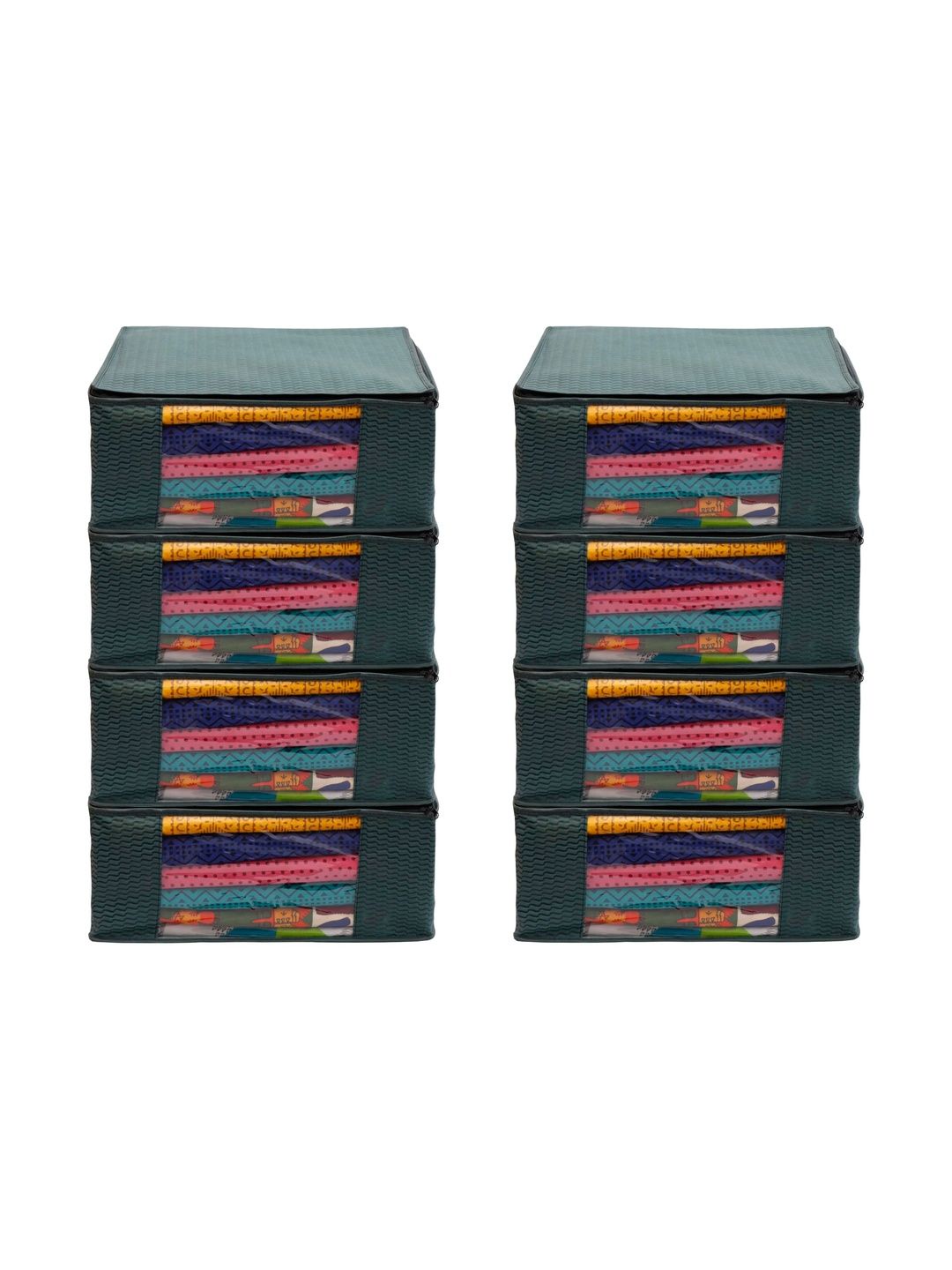 AARON INC Green Set of 6 Reusable Multi-Utility Organisers