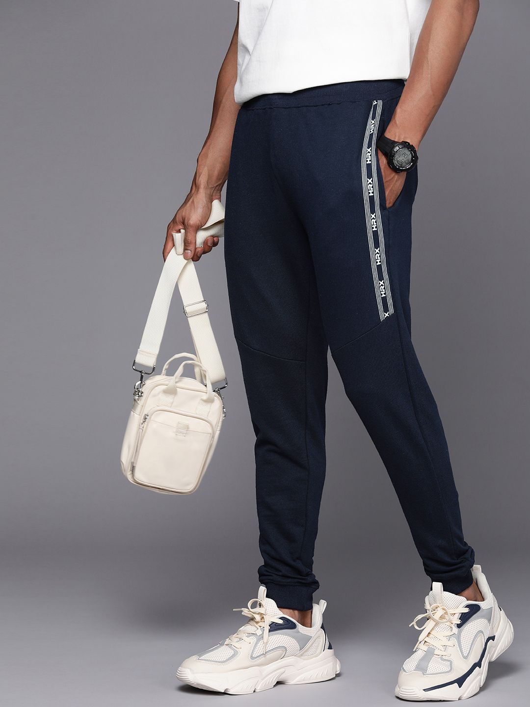 HRX by Hrithik Roshan Men Typography Regular Fit Track Pants