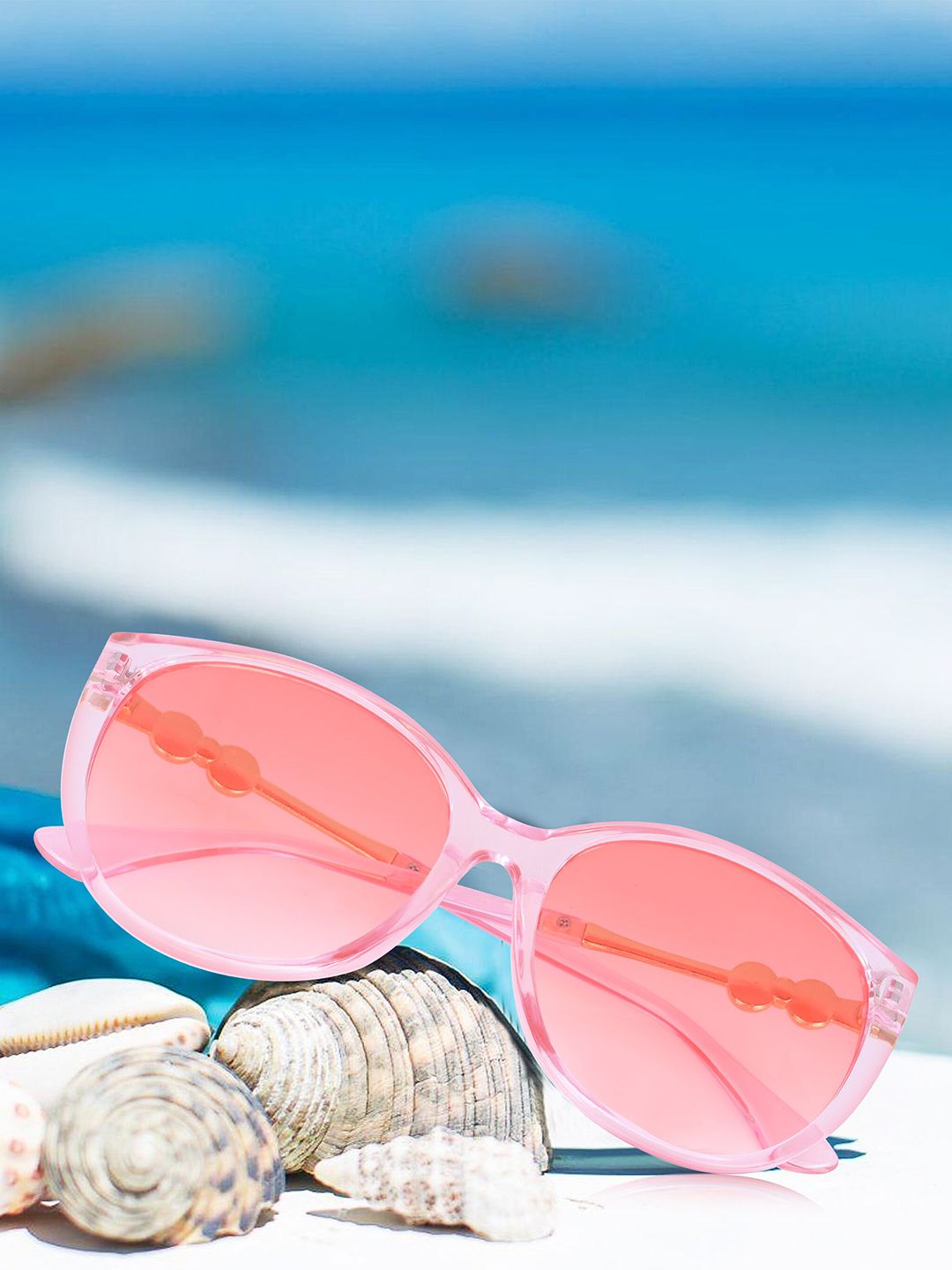 DressBerry Women Pink Cateye Sunglasses With UV Protected Lens 333 Pink
