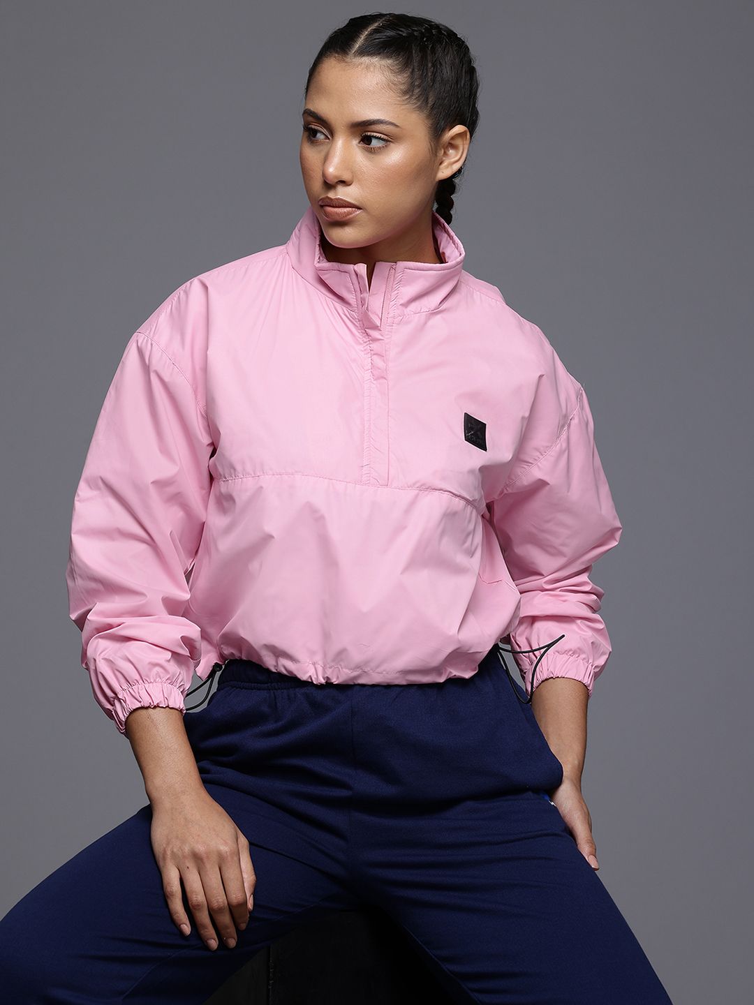 HRX by Hrithik Roshan Lifestyle Crop Tailored Jacket