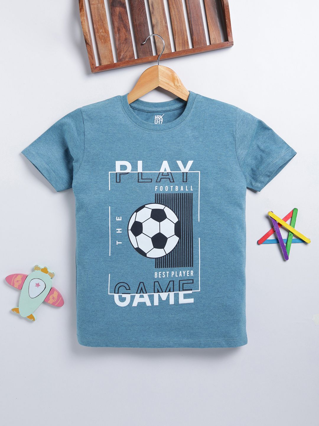 HRX by Hrithik Roshan Boys Printed T-shirt