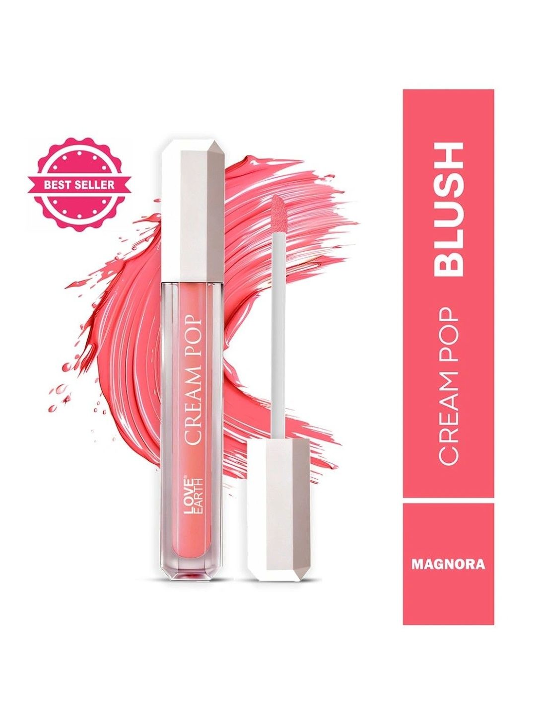 LOVE EARTH Cream Pop Liquid Blush 2ml - Magnora