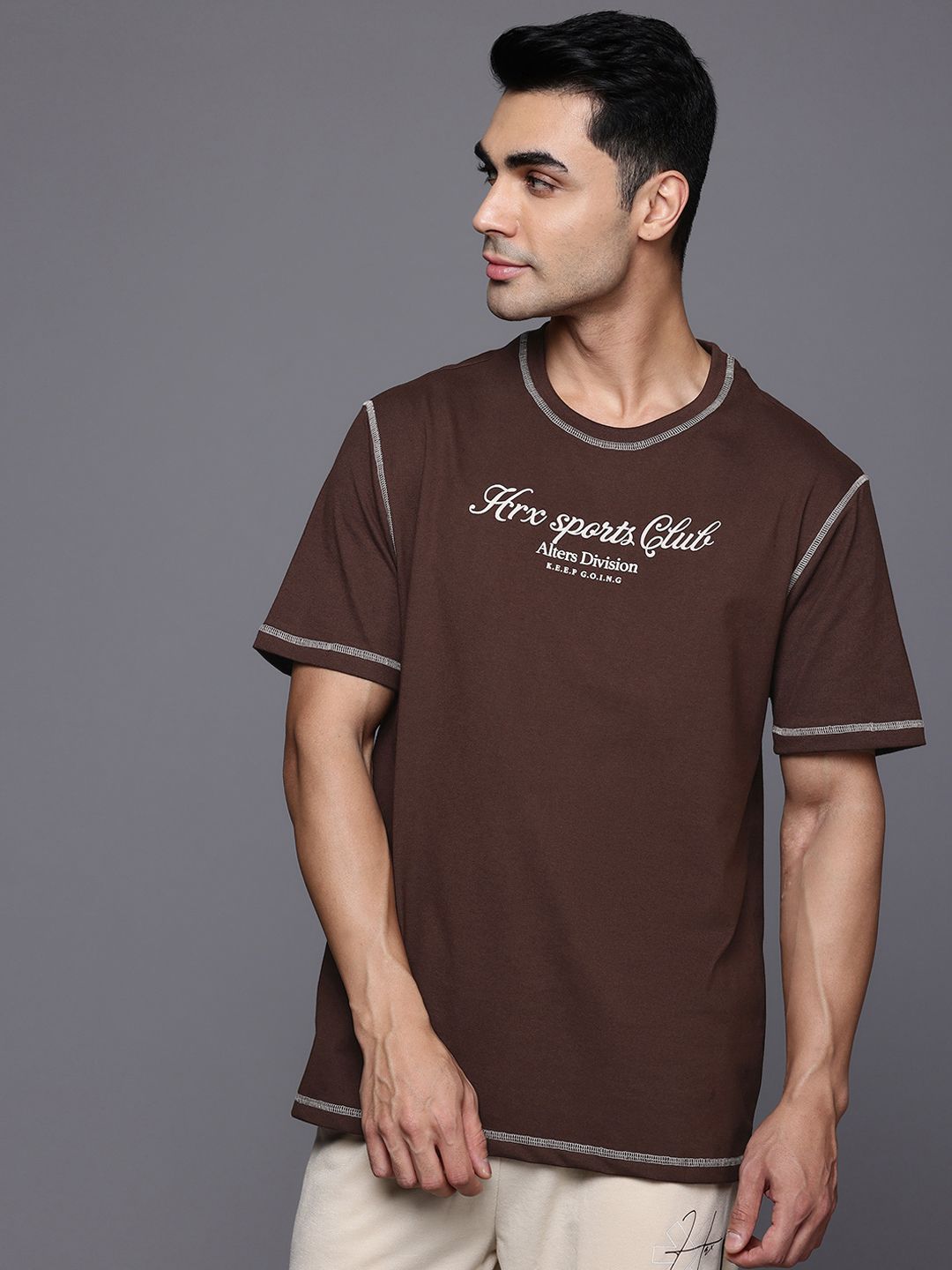 HRX by Hrithik Roshan Typography Printed Lifestyle T-Shirt