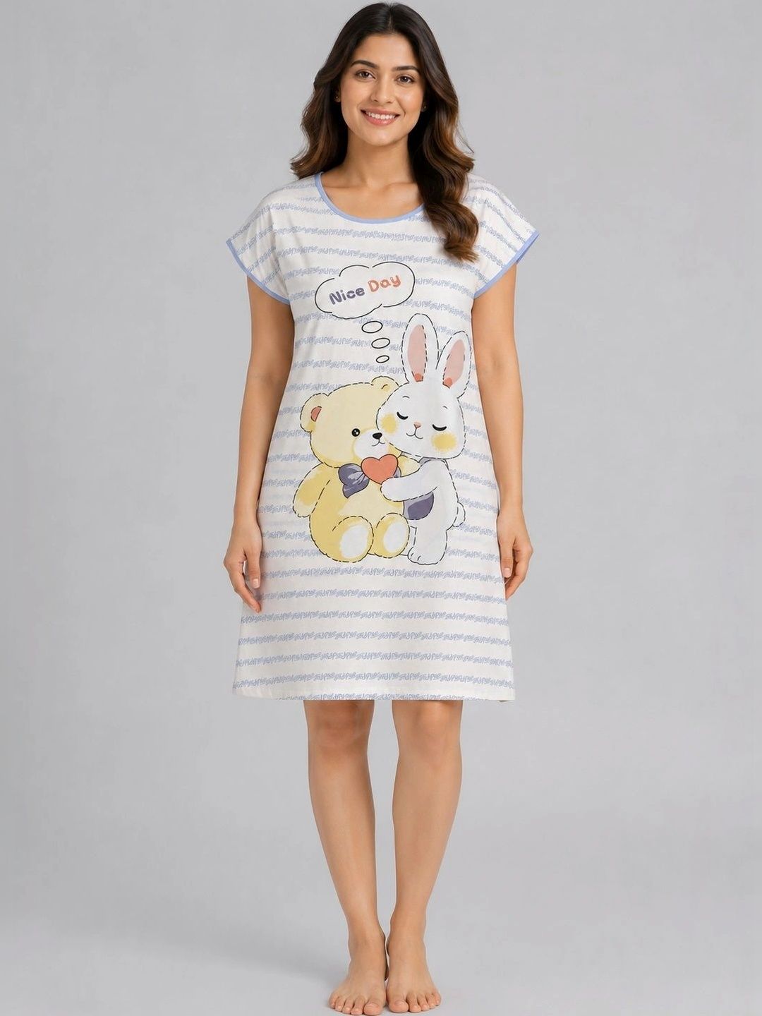 Camey Printed Nightdress