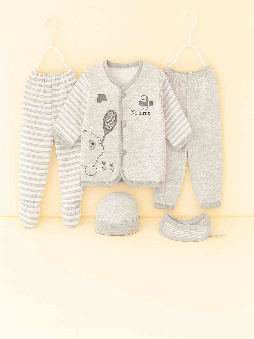 shyamcollections Unisex Kids Printed Top with Trousers