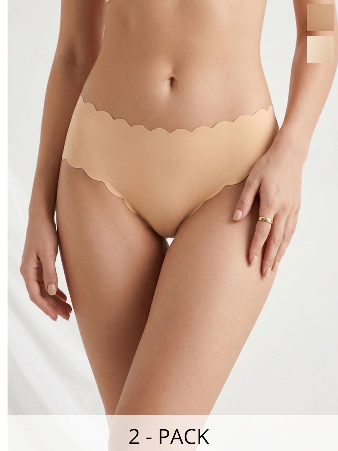 Lugo Women Pack of 2 Seamless Basic Briefs