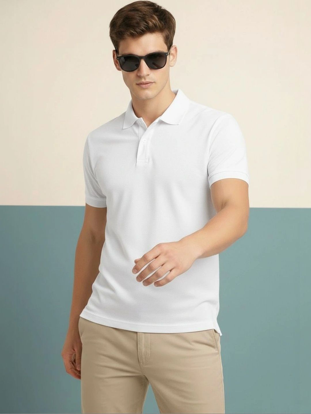 CRYPTIC Men Polo Collar T-shirt