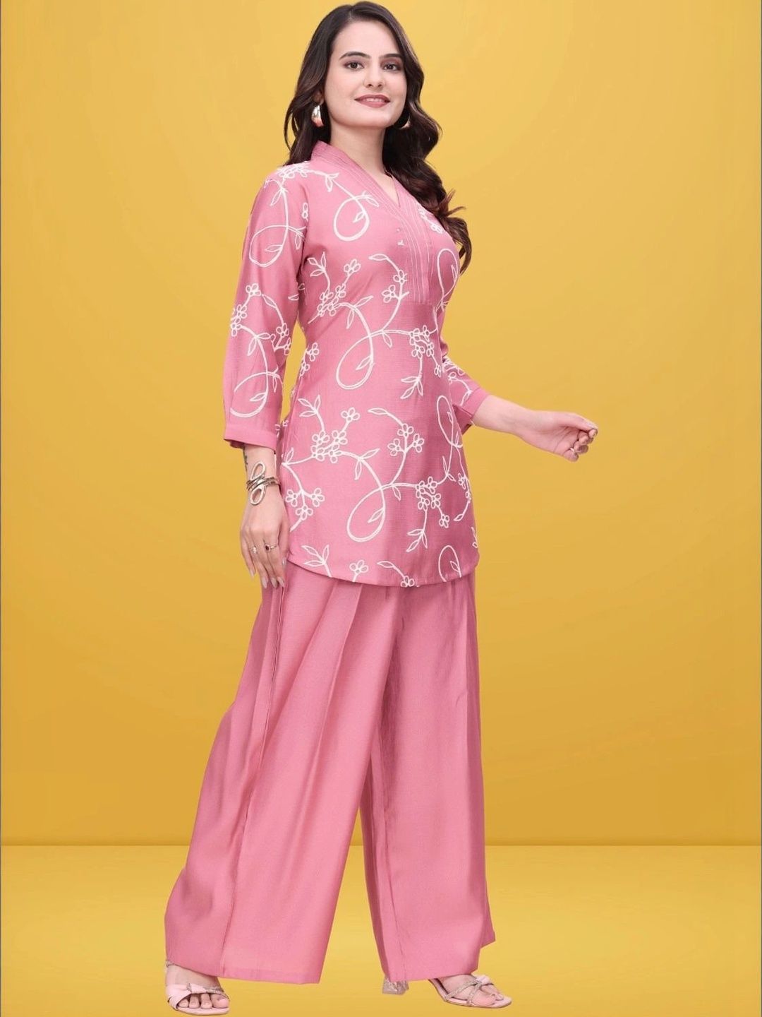 Printed Tunic with Palazzos 3