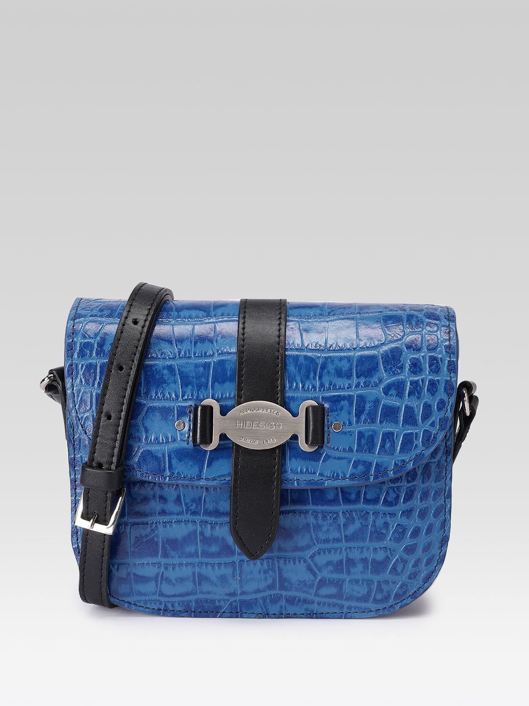 Hidesign Textured Leather Structured Sling Bag