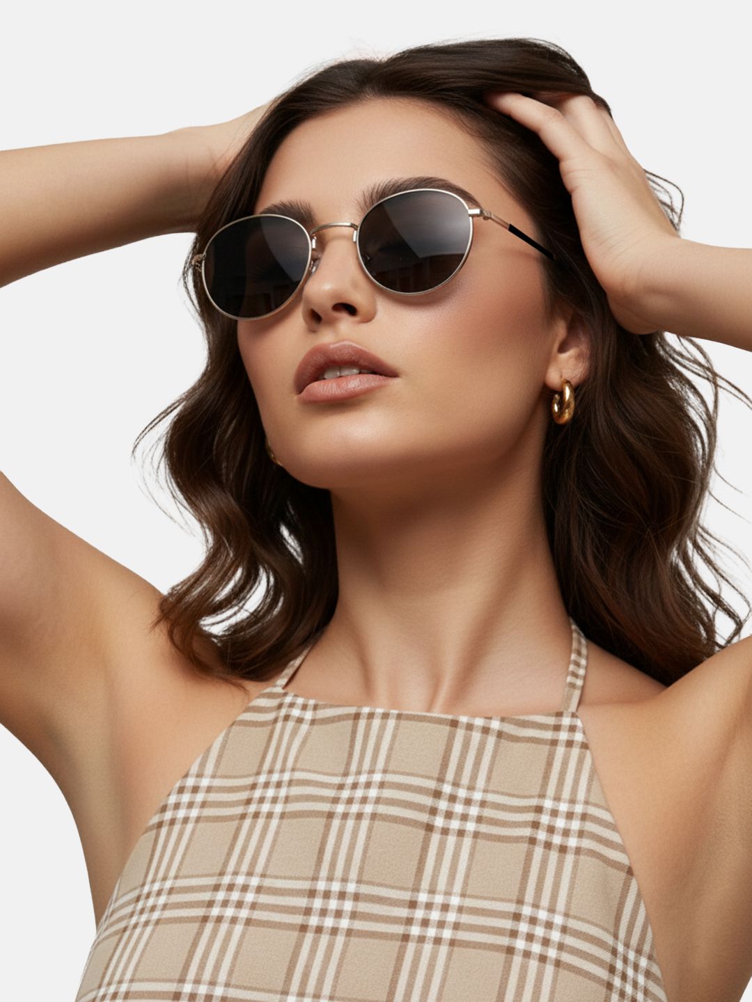 DressBerry Unisex UV Protected Lens Round Sunglasses DSTRSG00126