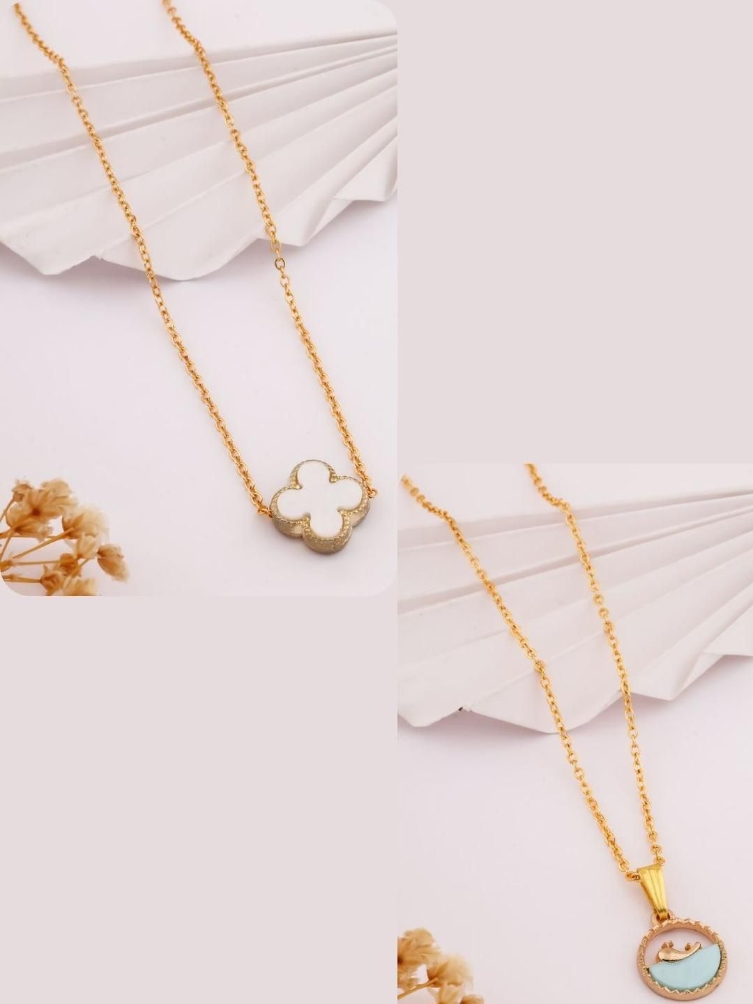 Buy DressBerry White Stainless Steel Necklace -  - Accessories for Women
