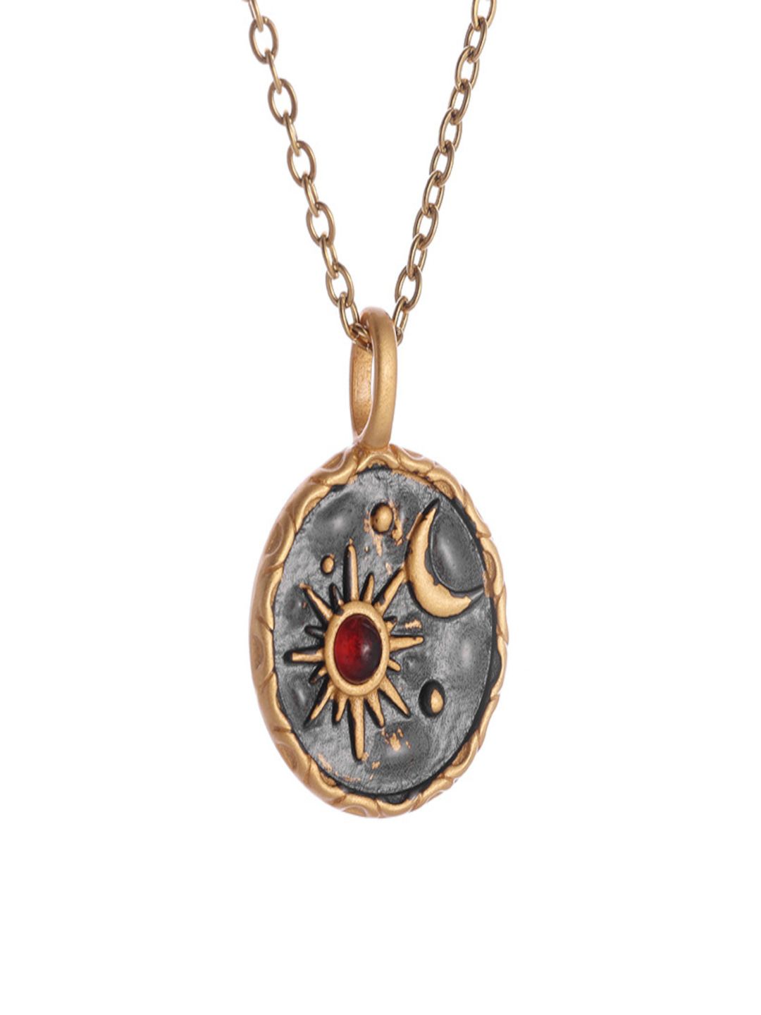 DressBerry Star Enamelled Pendant Chain