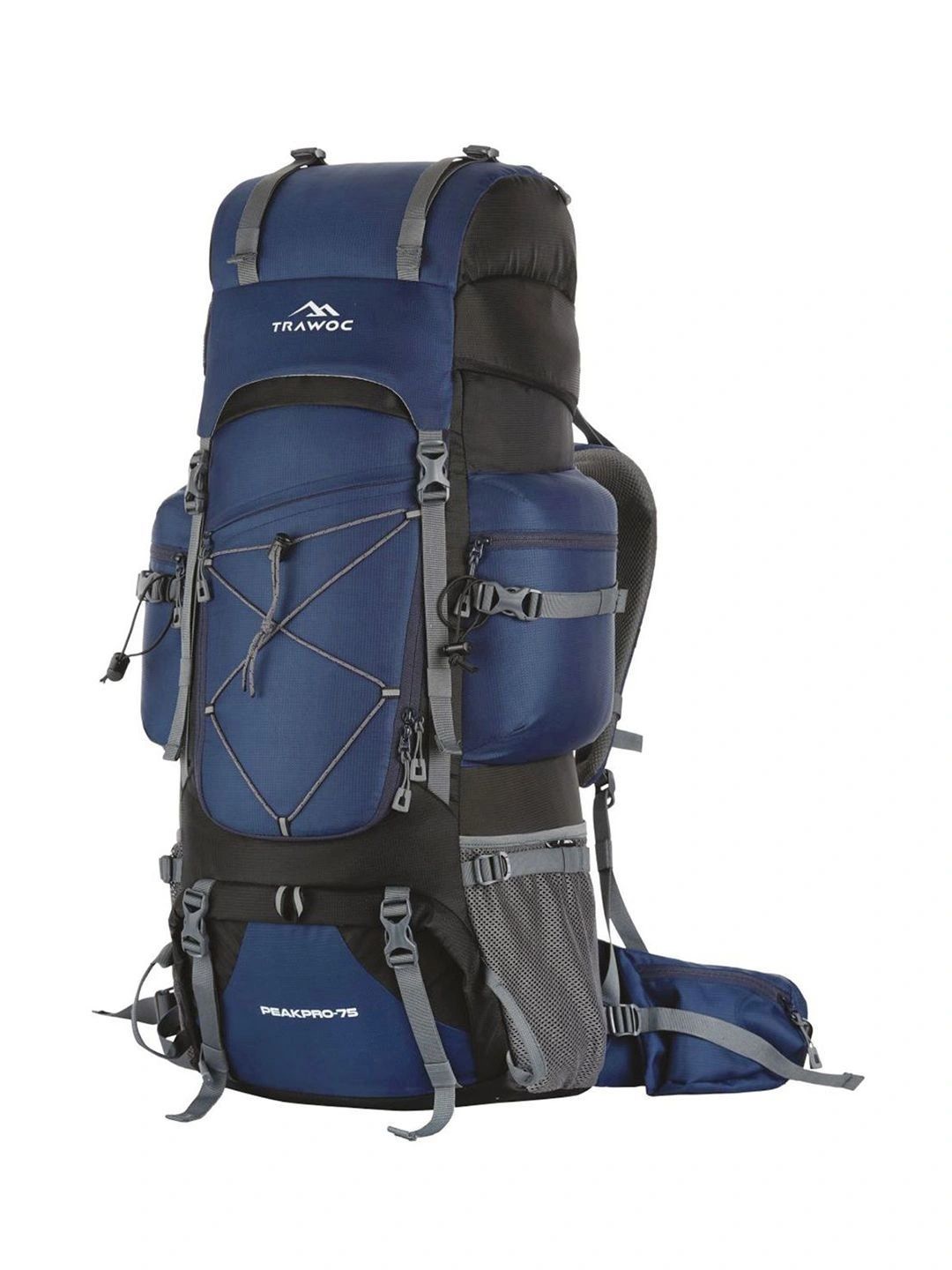 TRAWOC PEAKPRO Solid 75L Travel Rucksack With Laptop Shoe Compartment