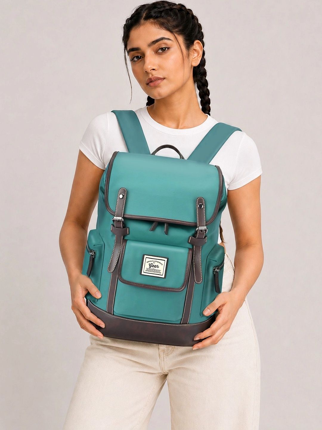 Buy Gear Unisex Colourblocked Backpack -  - Accessories for Unisex