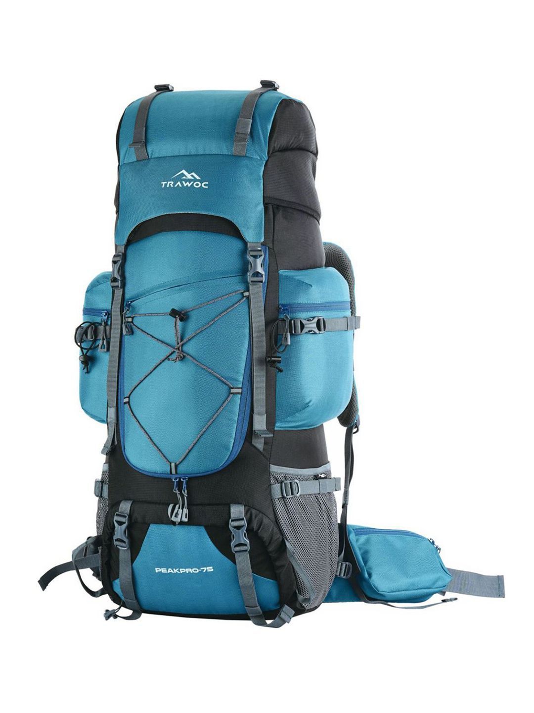 TRAWOC PEAKPRO Solid 75L Travel Rucksack With Laptop Shoe Compartment