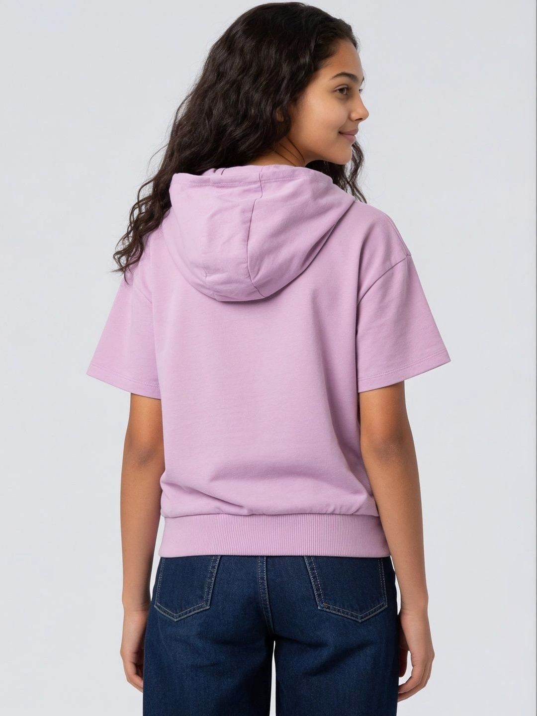Girls Printed Hooded T-shirt 3