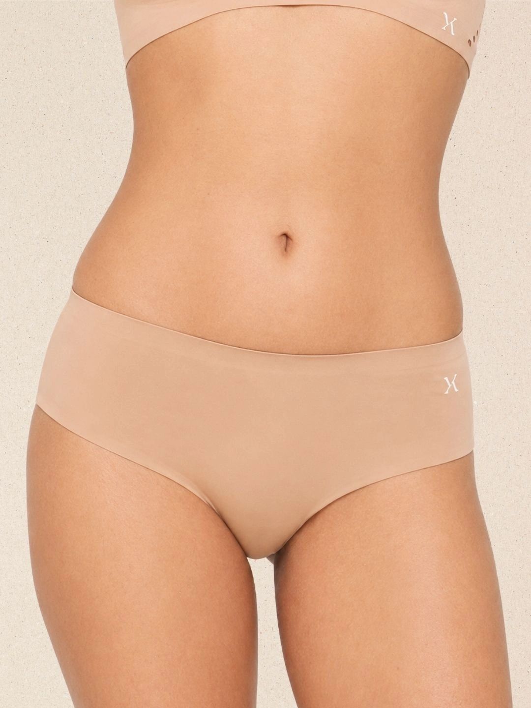 Krvvy Mid-Rise Seamless Ultra-Soft Thong Briefs