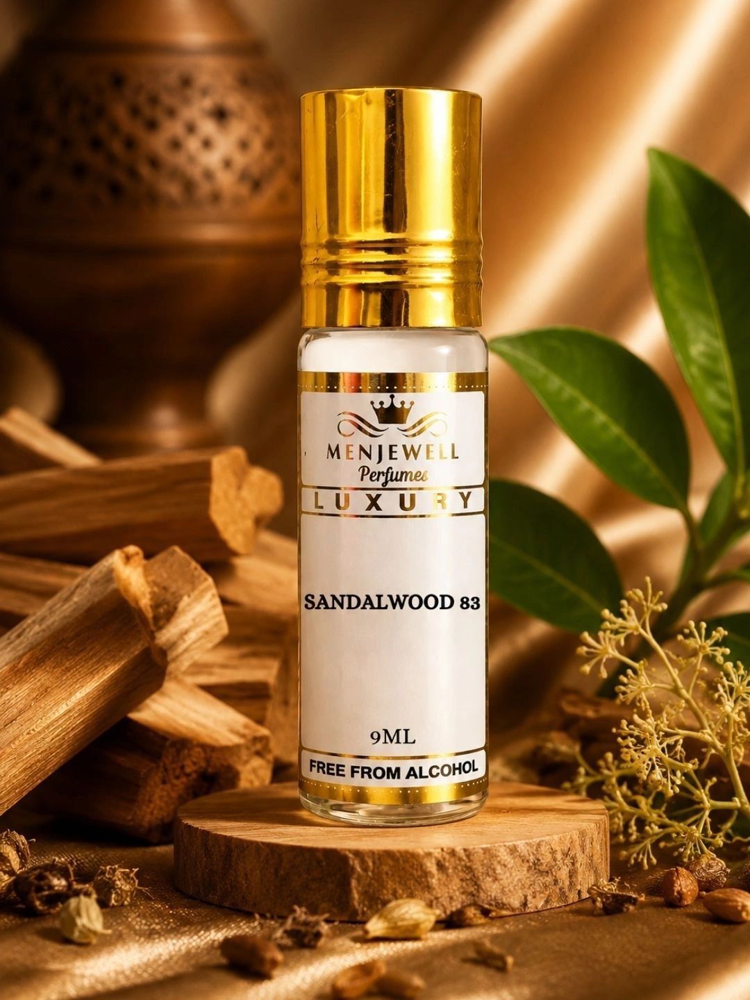 Menjewell Unisex Sandalwood Attar - 5 ml