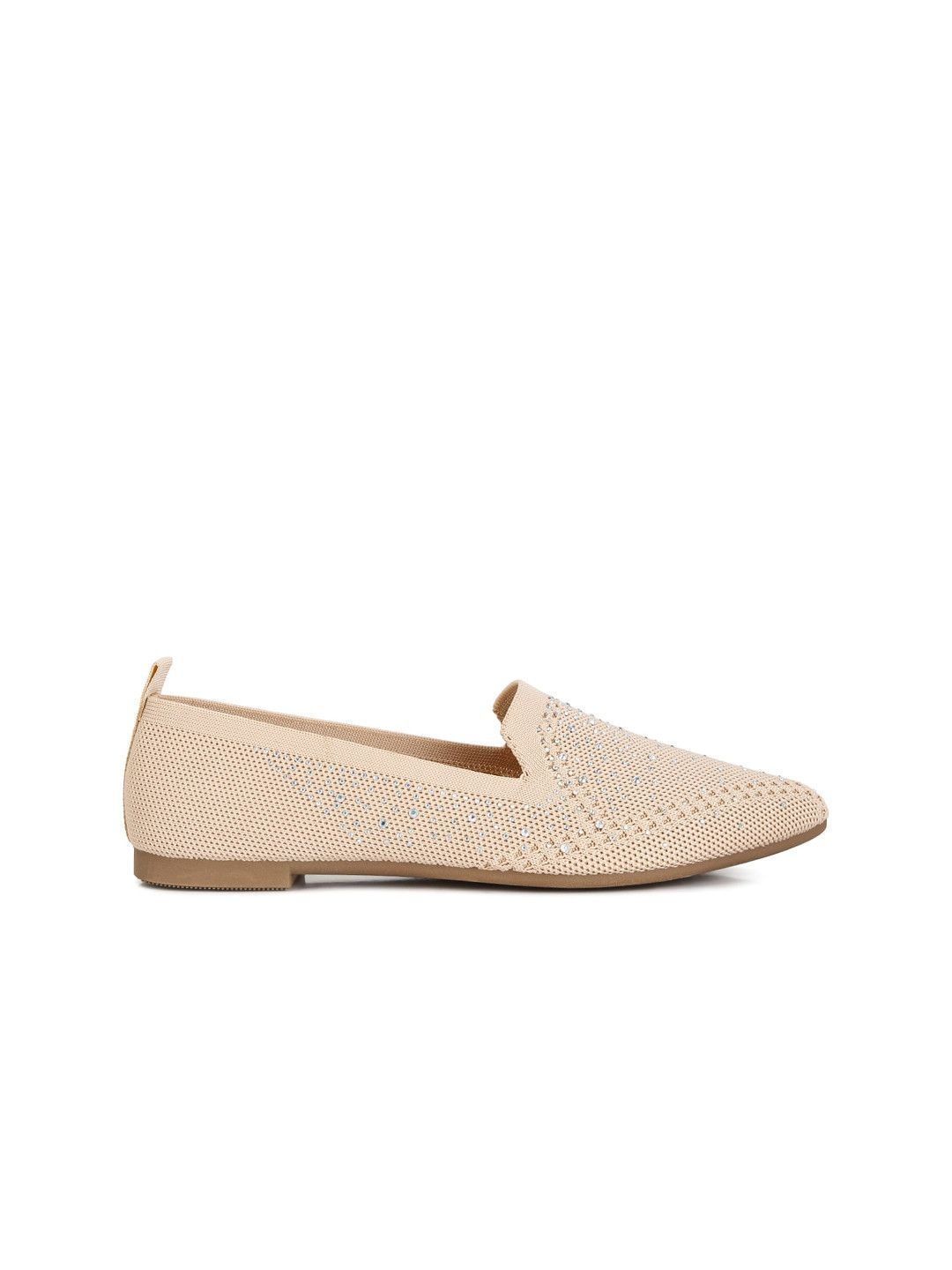 London Rag Women Textured Canvas Slip-On Sneakers
