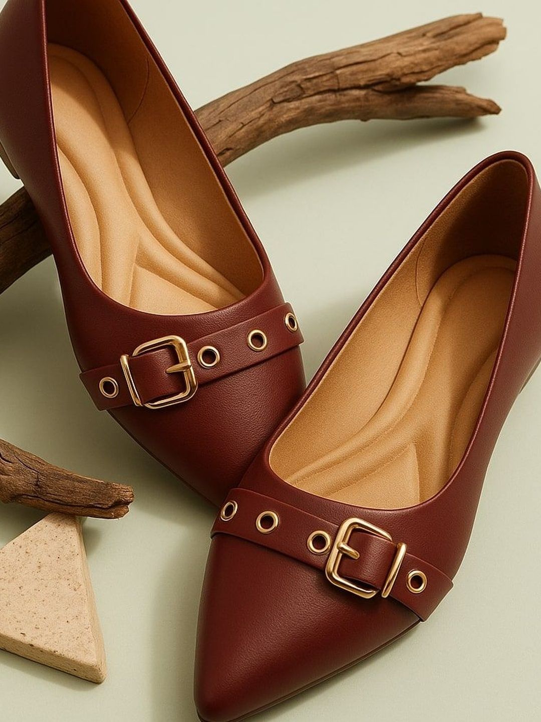 Buy DressBerry Pointed Toe Lightweight Ballerinas -  - Footwear for Women