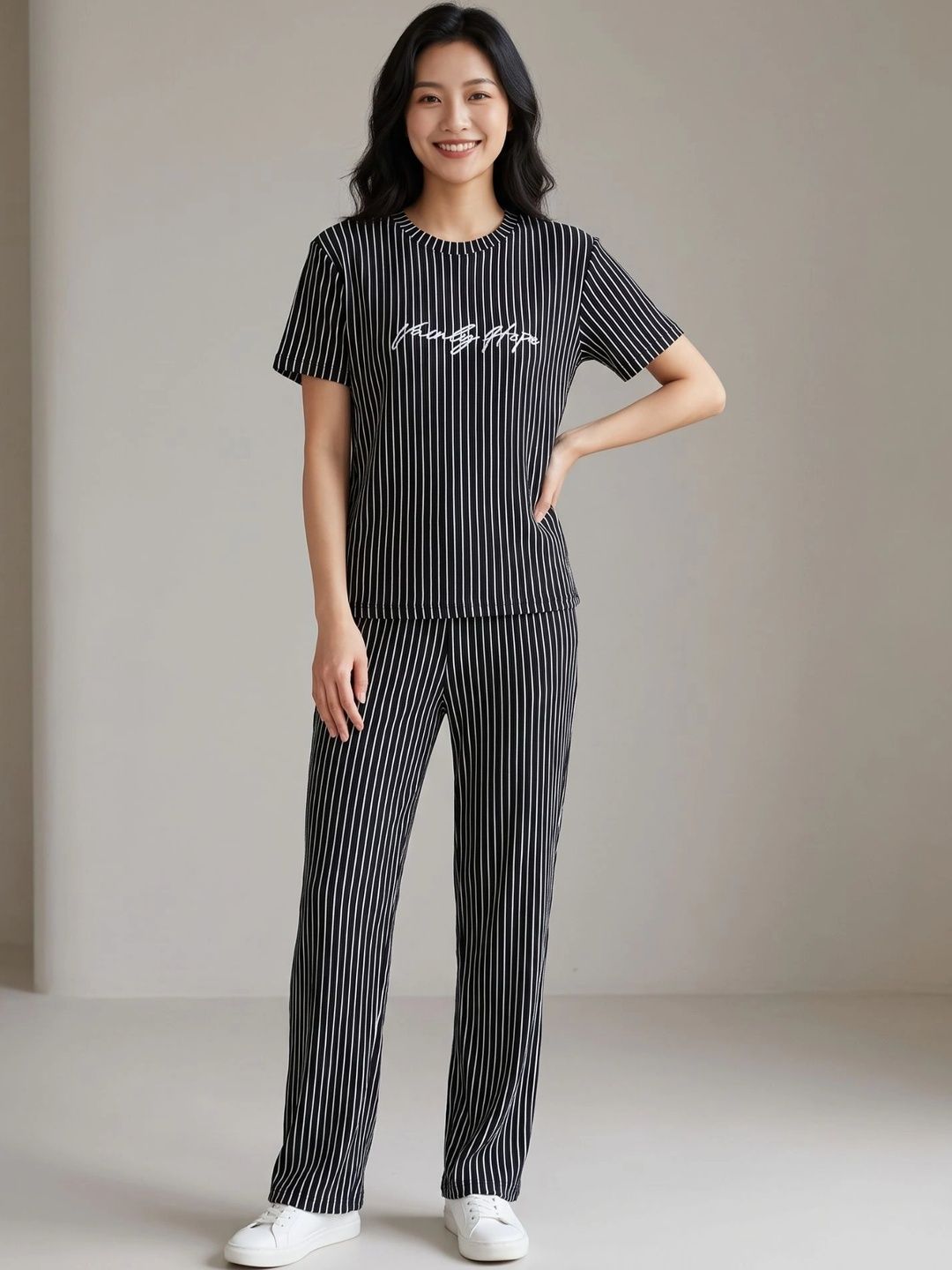 Buy Stem Rope Women Striped Co Ord Set -  - Apparel for Women