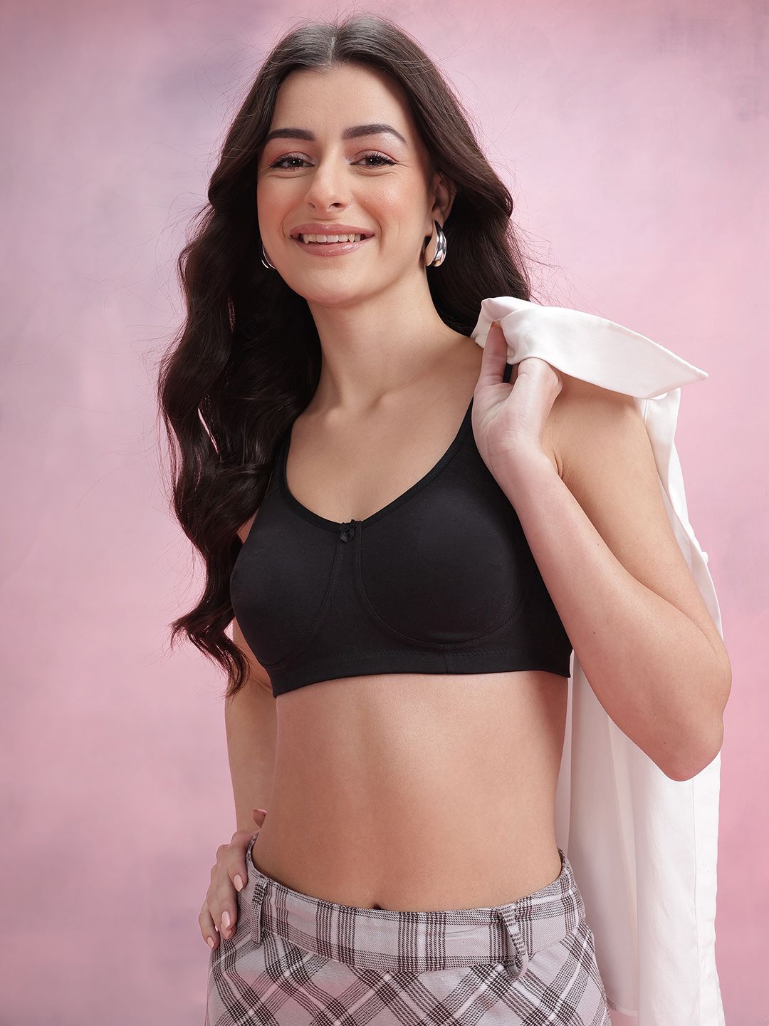 DressBerry Medium Coverage Non-Padded Non-Wired Everyday DB-AW25-BRA-PAM-D2-10-A