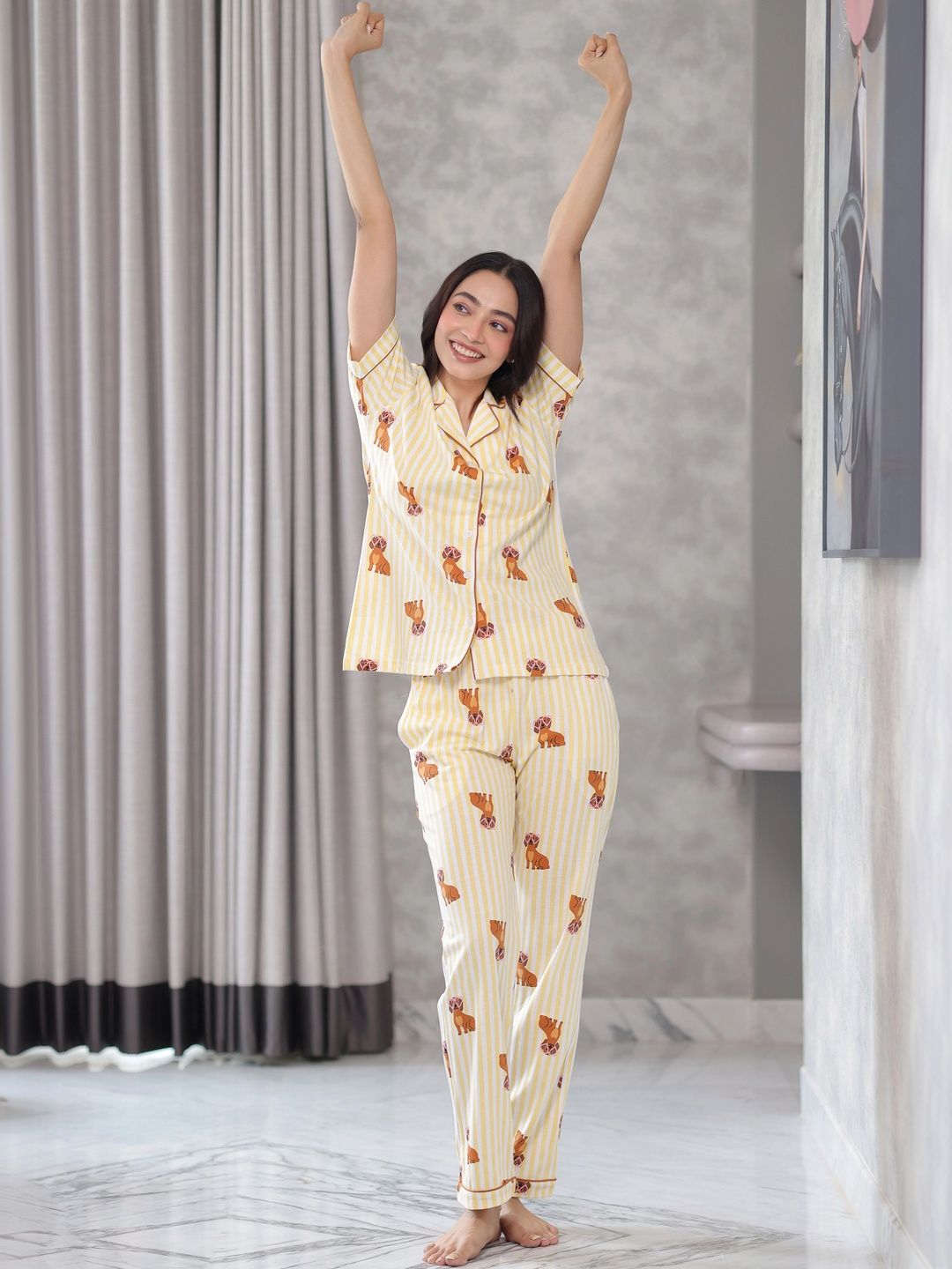 Women Printed Night suit 3