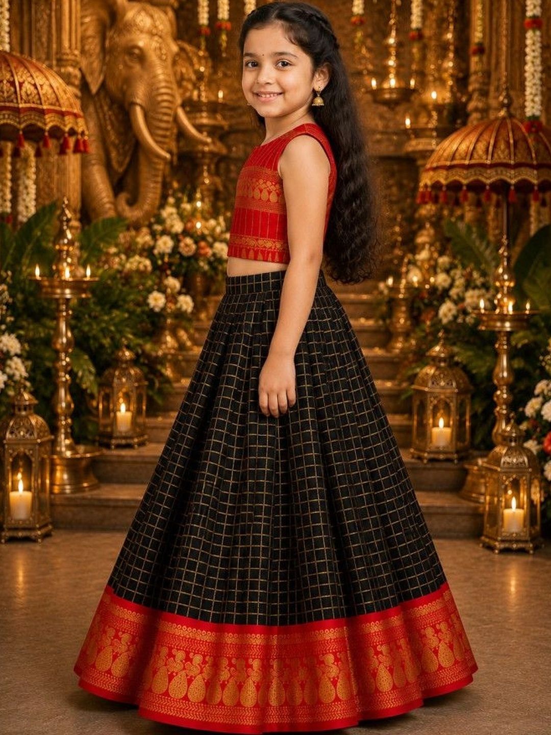 Girls Ready to Wear Lehenga & 3