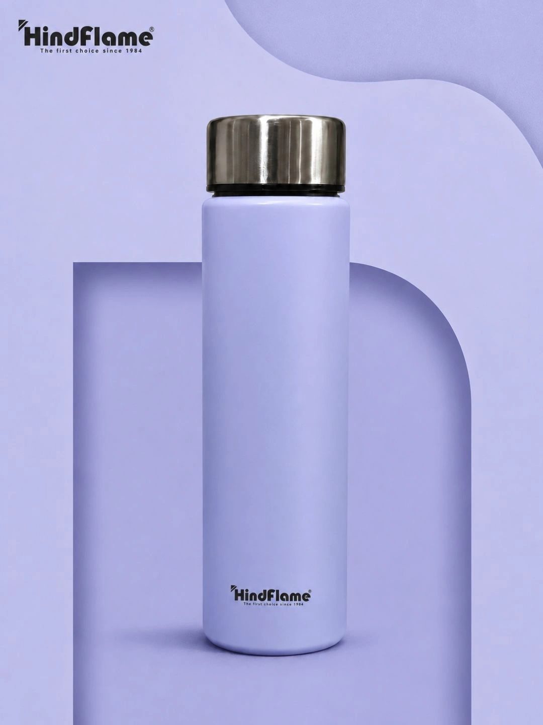 Hindflame Purple Velvet Single Set Stainless Steel, Wall Vacuum Water Bottle, 350ml