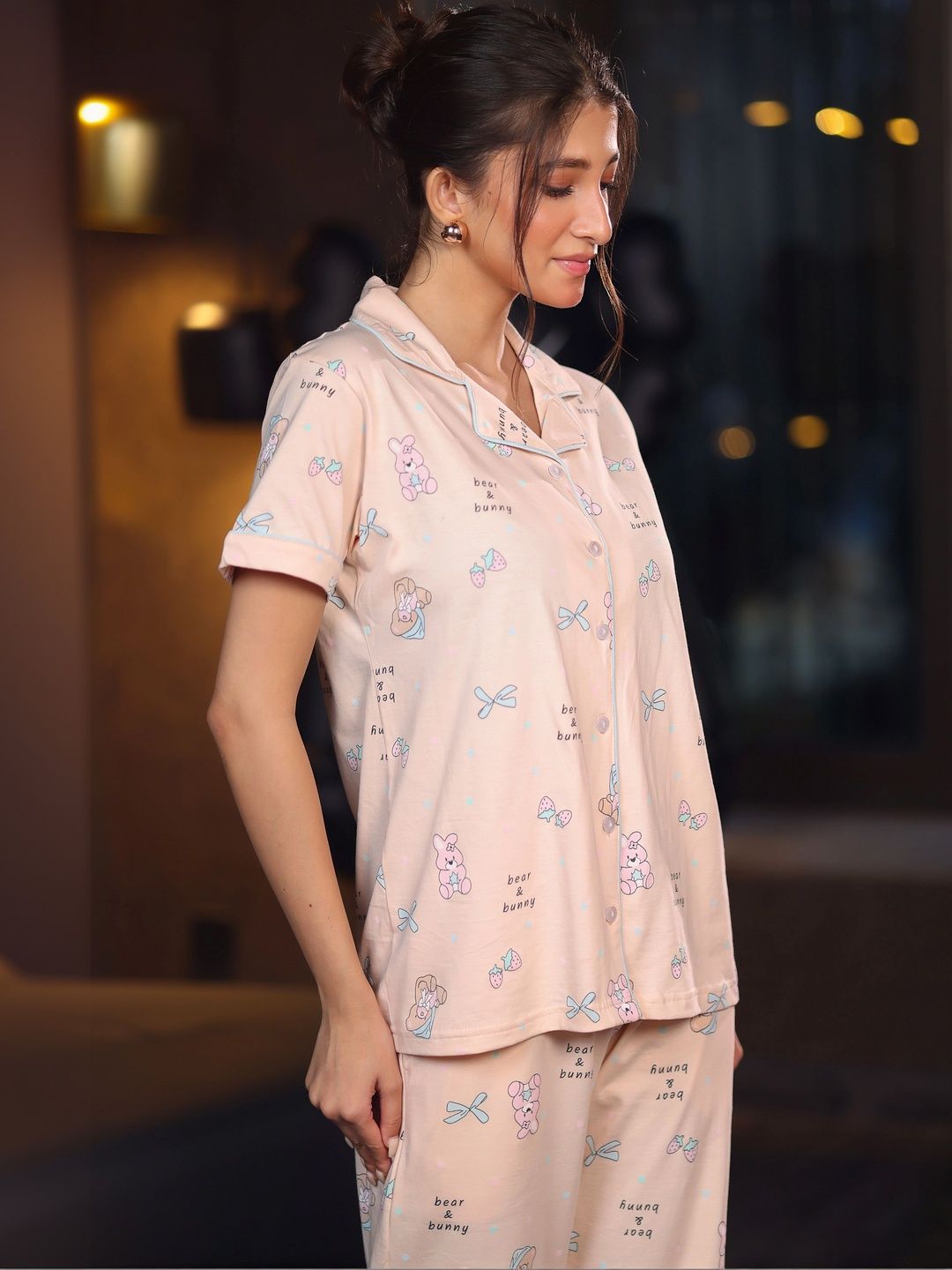 Women Printed Night suit 7